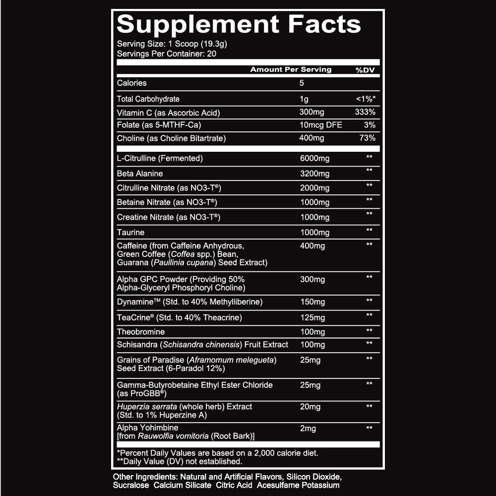 Redcon1 | Total War Black Ops (Extreme Preworkout)