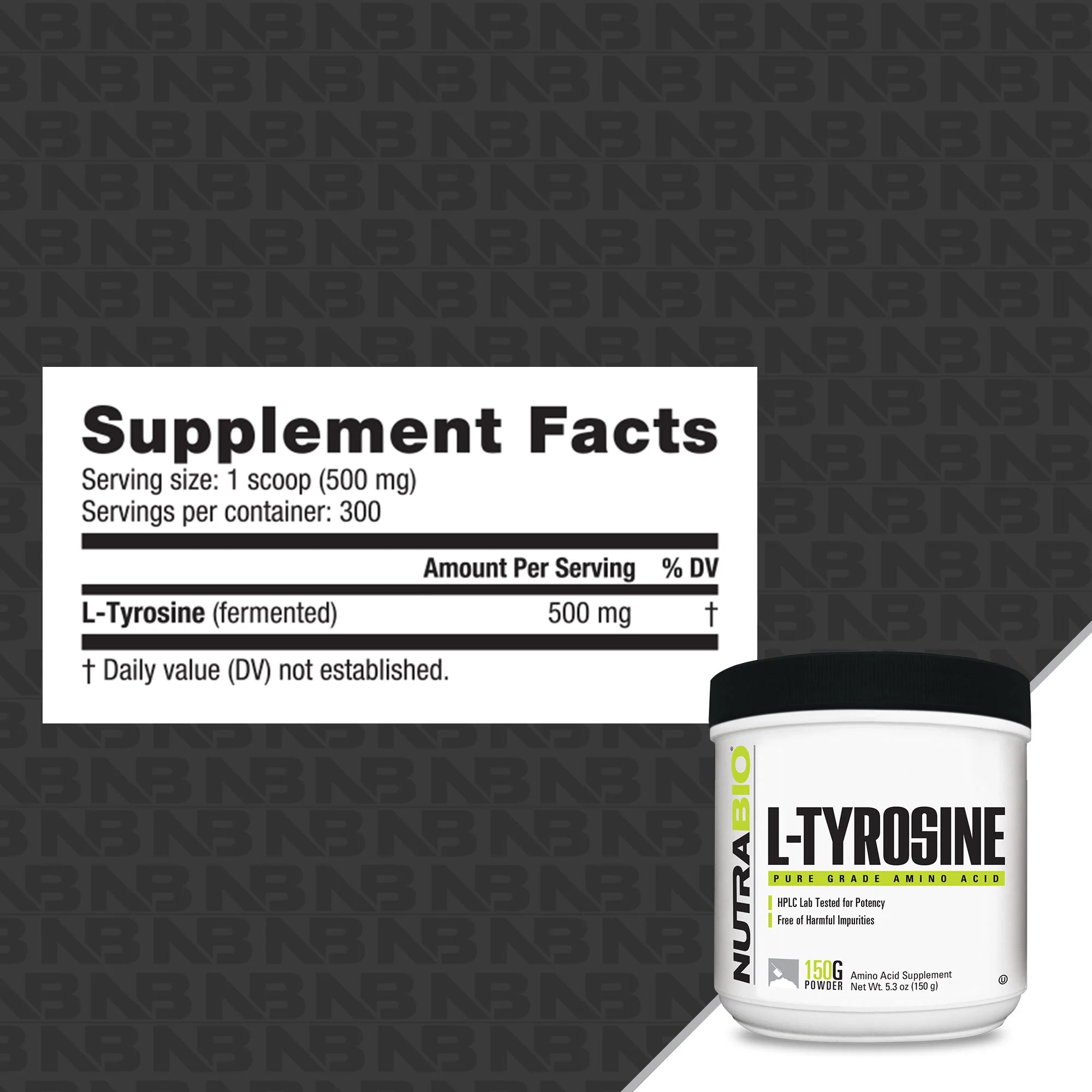 Nutra Bio | L-Tyrosine | Pure Grade Amino Acid