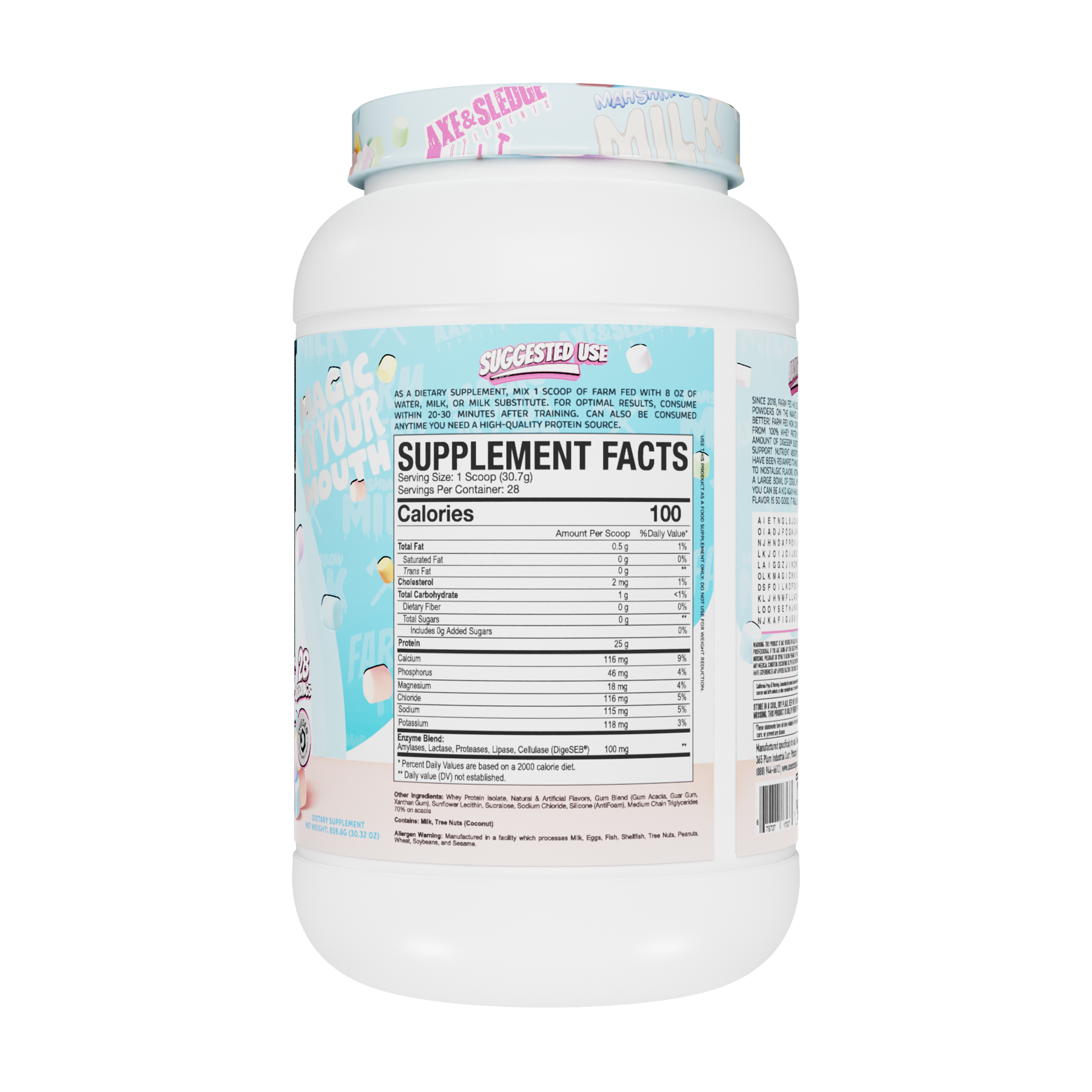 Axe & Sledge | Farm Fed Protein | 100% Whey Protein Isolate