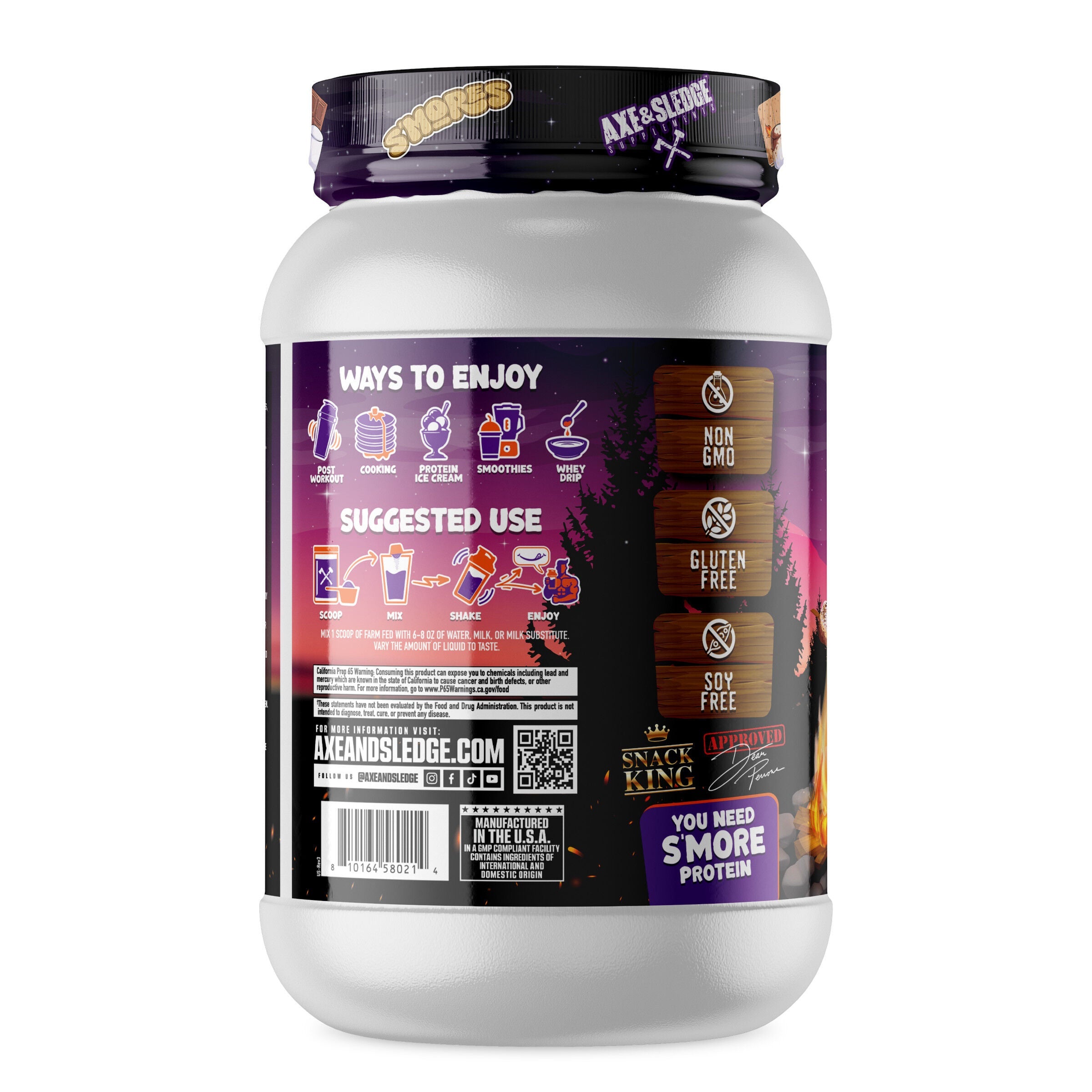 Axe & Sledge | Farm Fed Protein | 100% Whey Protein Isolate