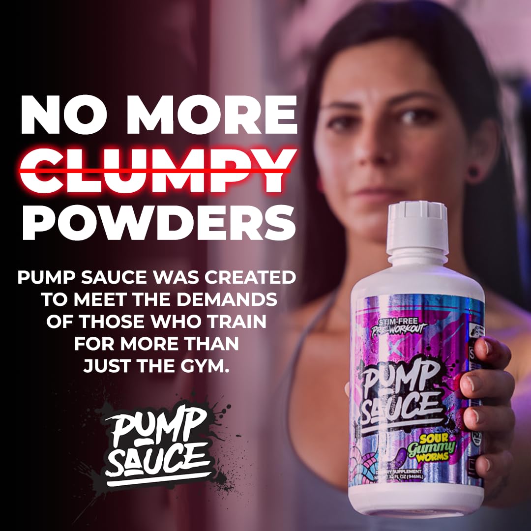 Pump Sauce | Liquid Glycerol | Stim-Free Pre-Workout