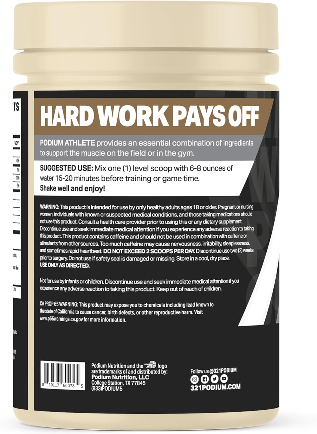 Podium | HWPO | Athlete Pre Workout