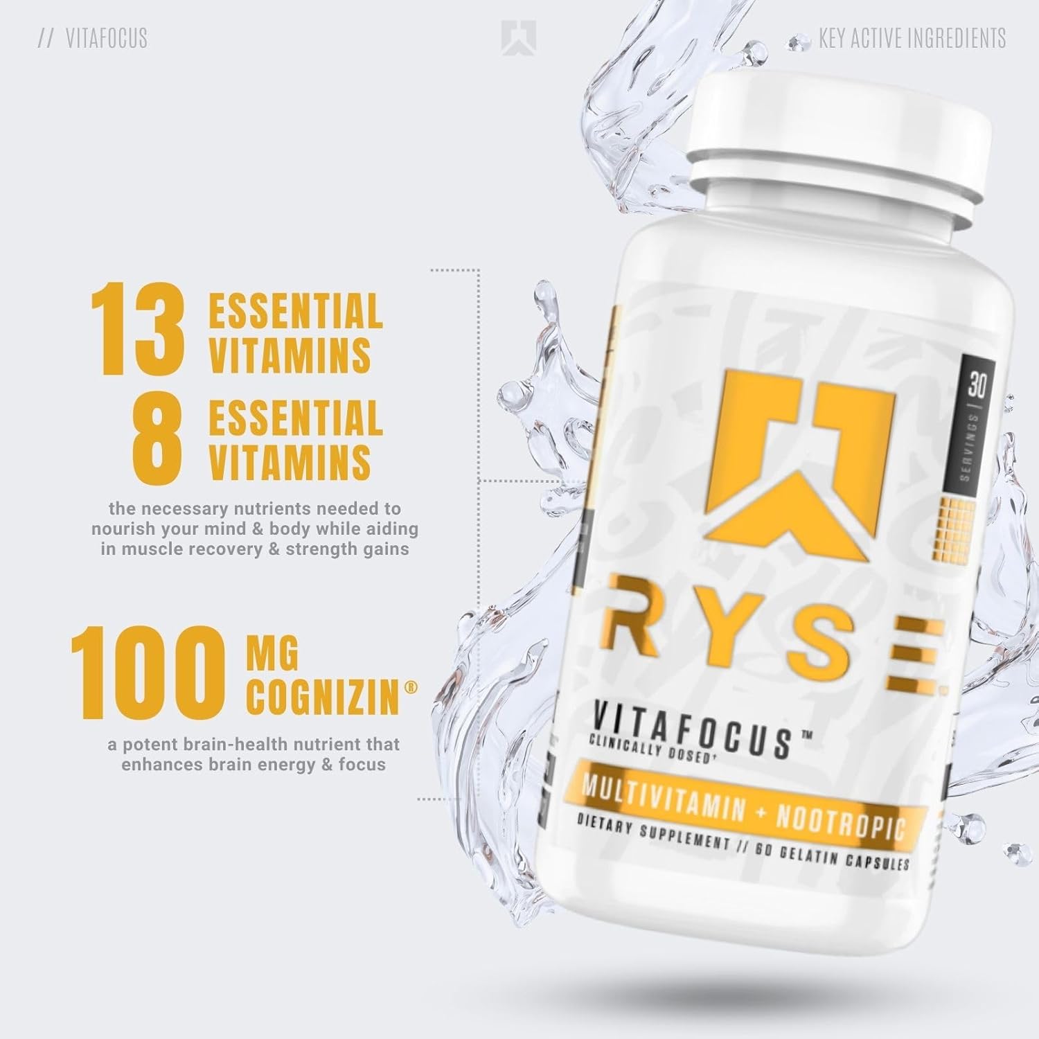 RYSE | Vitafocus | Multivitamin + Nootropic