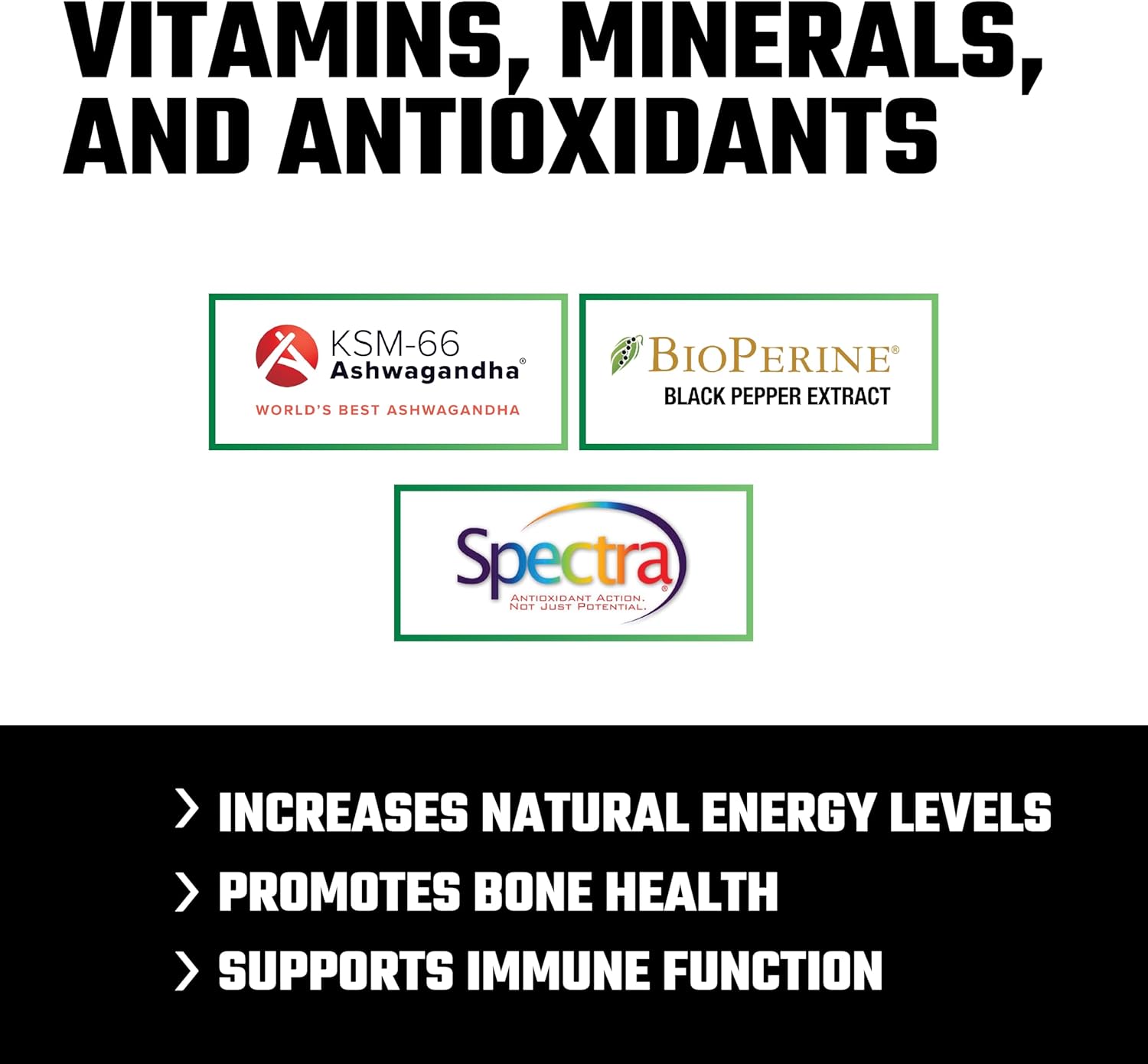 Axe & Sledge | Multi+ | Vitamins, Minerals, and Antioxidants