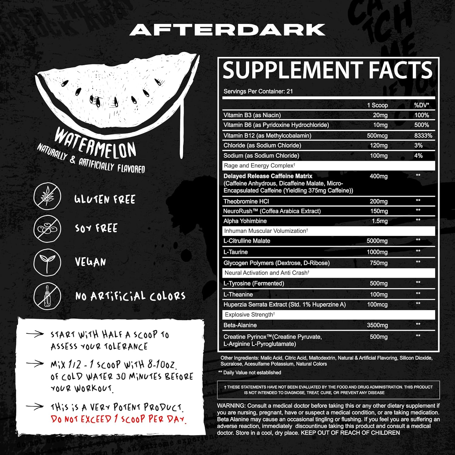 Afterdark | Inhuman | Pre-Workout