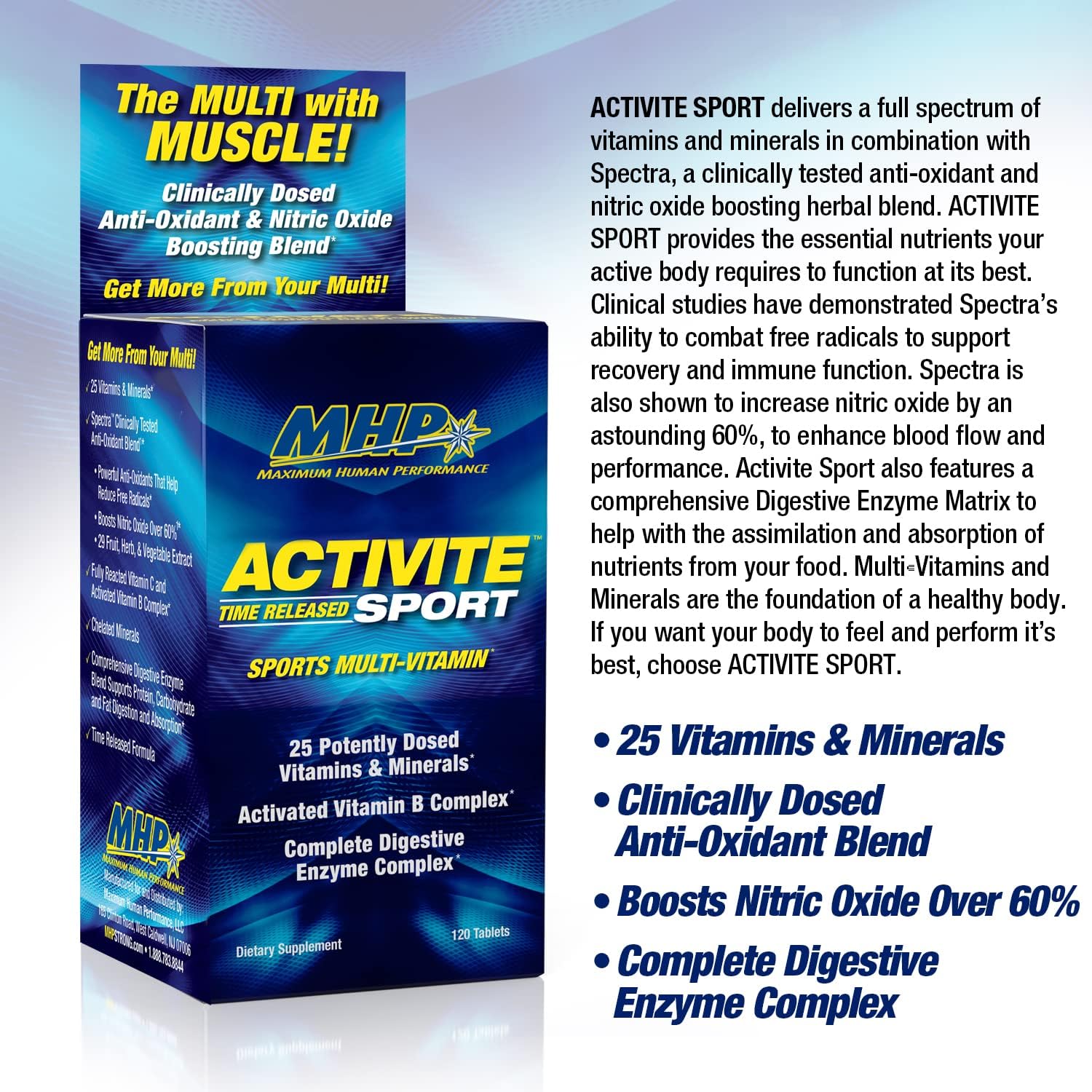 MHP | Activite Sport | Time Released Sports Multi-Vitamin