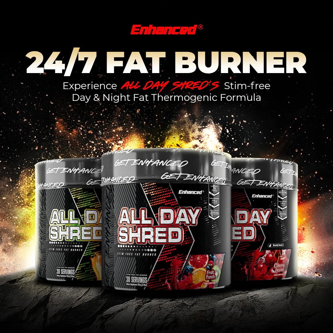 Enhanced | All Day Shred | Stim Free Fat Burner Powder