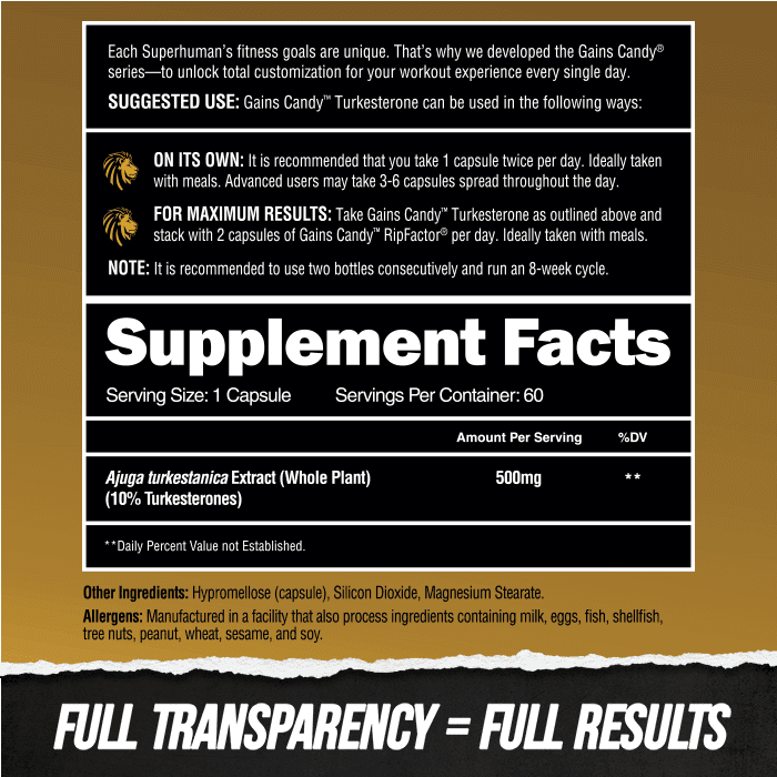 Alpha Lion | Gains Candy Turkesterone