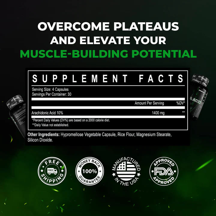 Enhanced | Arachidonic Acid | 120 Capsule