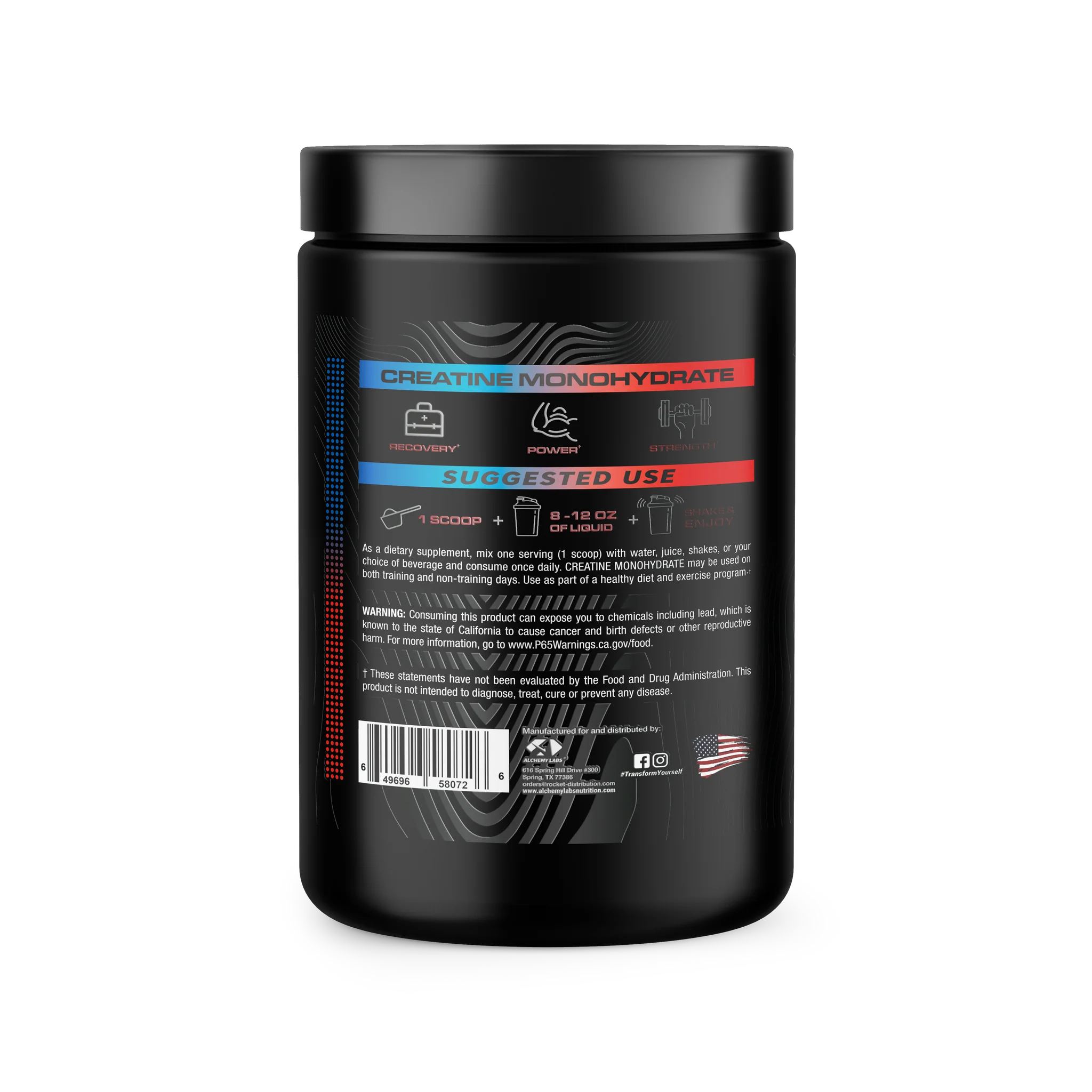Alchemy Labs | Creatine Monohydrate | 75 servings