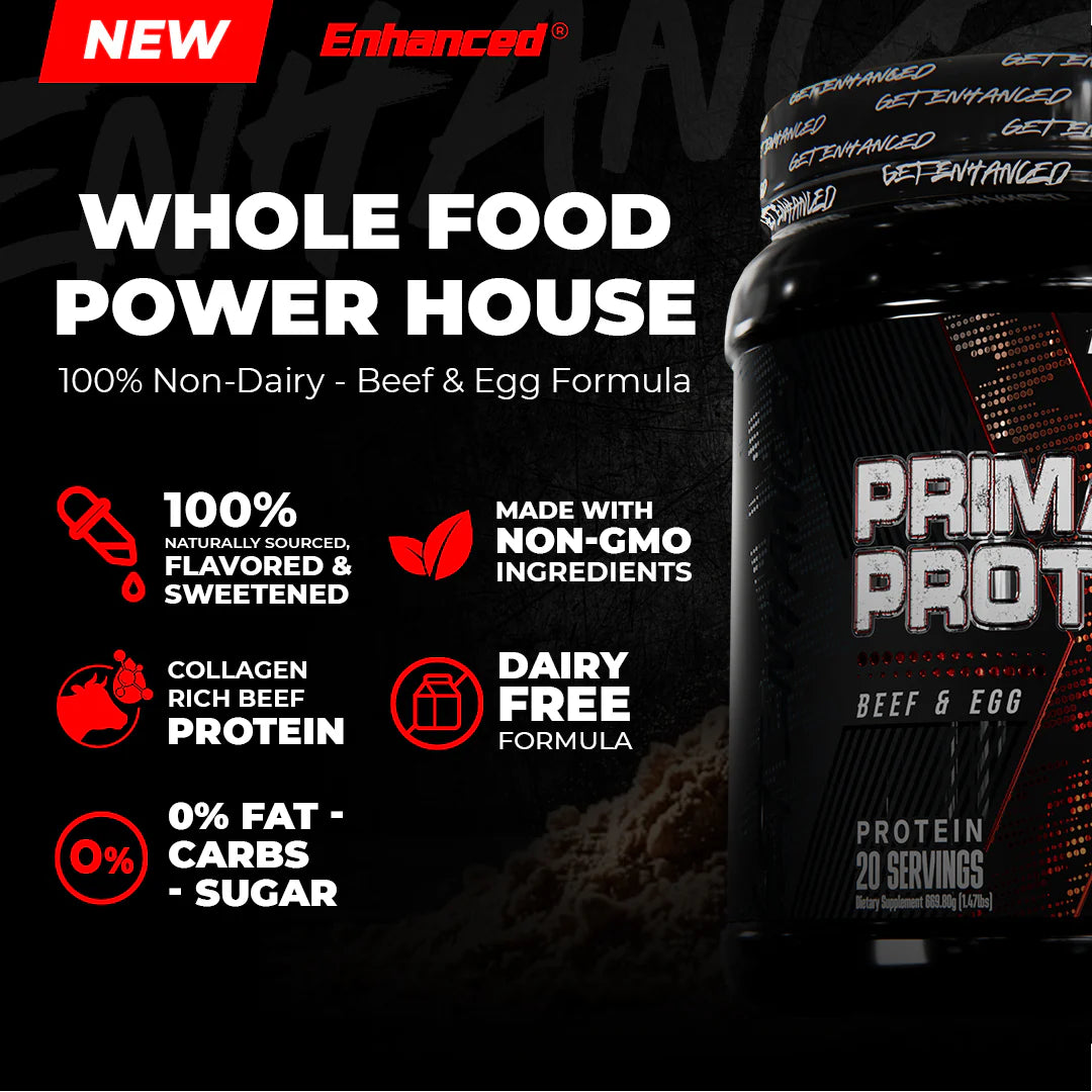 Enhanced | Primal Protein | Beef + Egg Protein