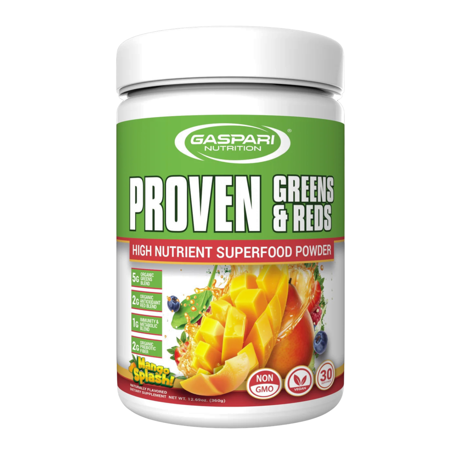 Gaspari Nutrition | Proven Greens & Reds | Superfood Powder