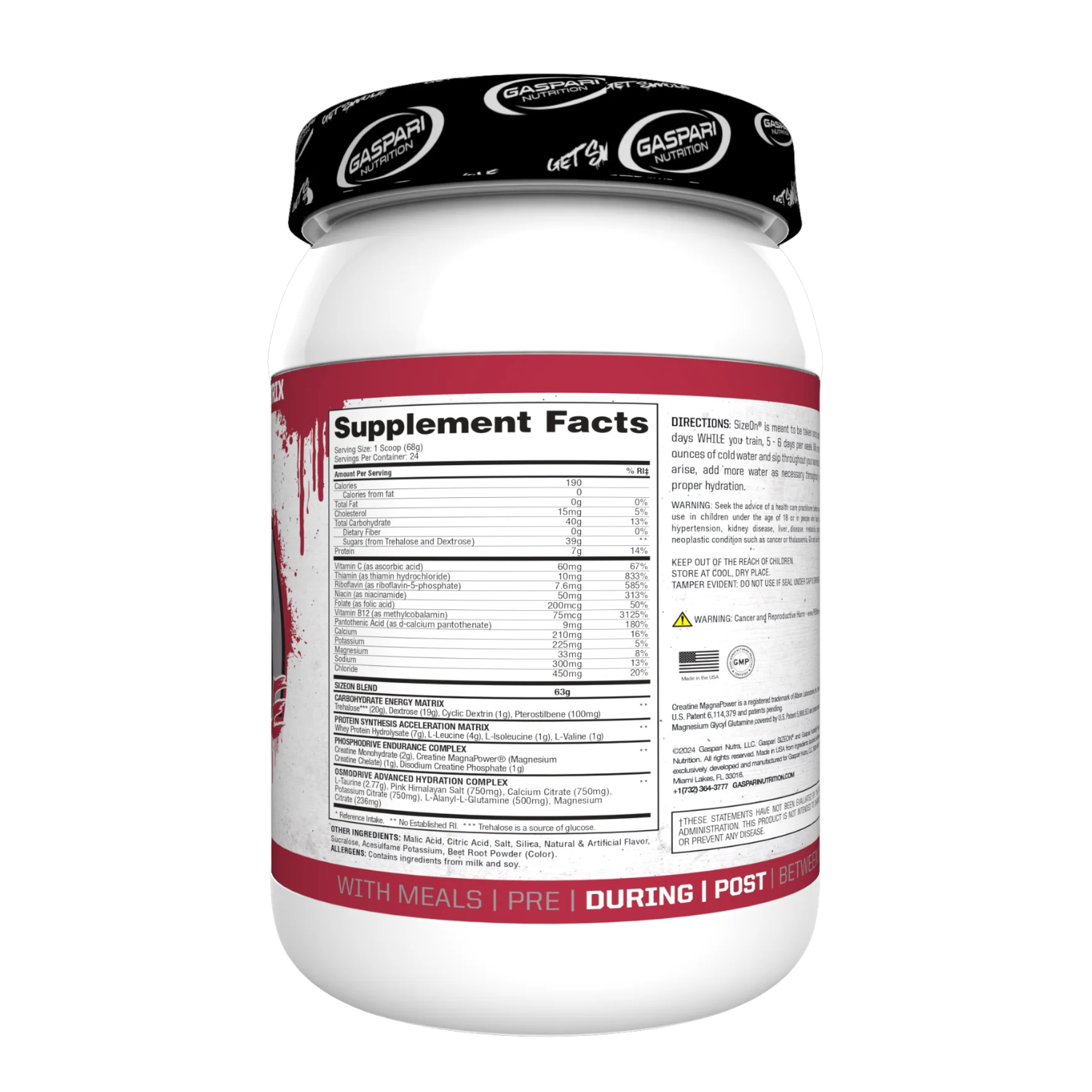 Gaspari Nutrition | SizeOn | Intra-Workout