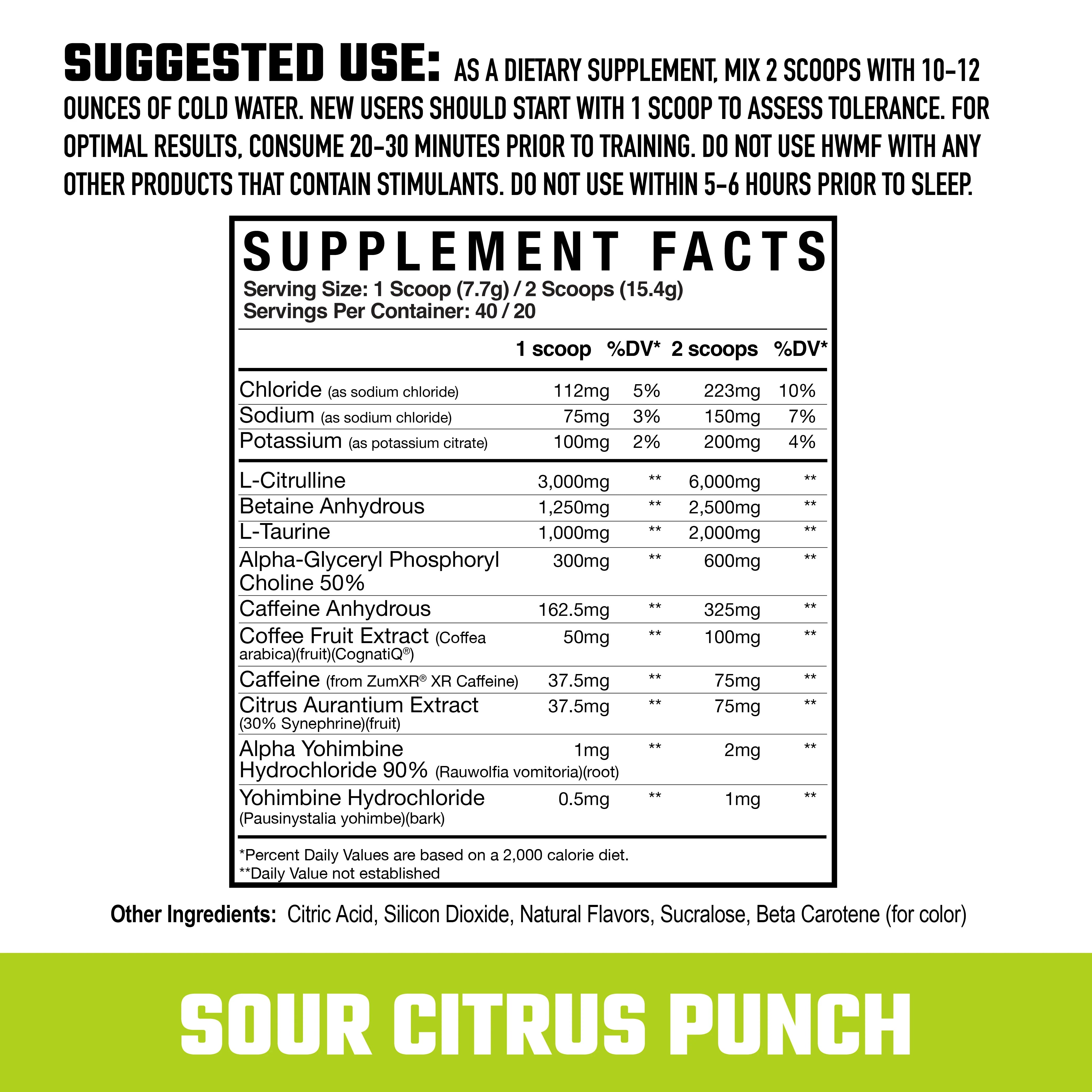 Axe & Sledge | HWMF Pre Workout