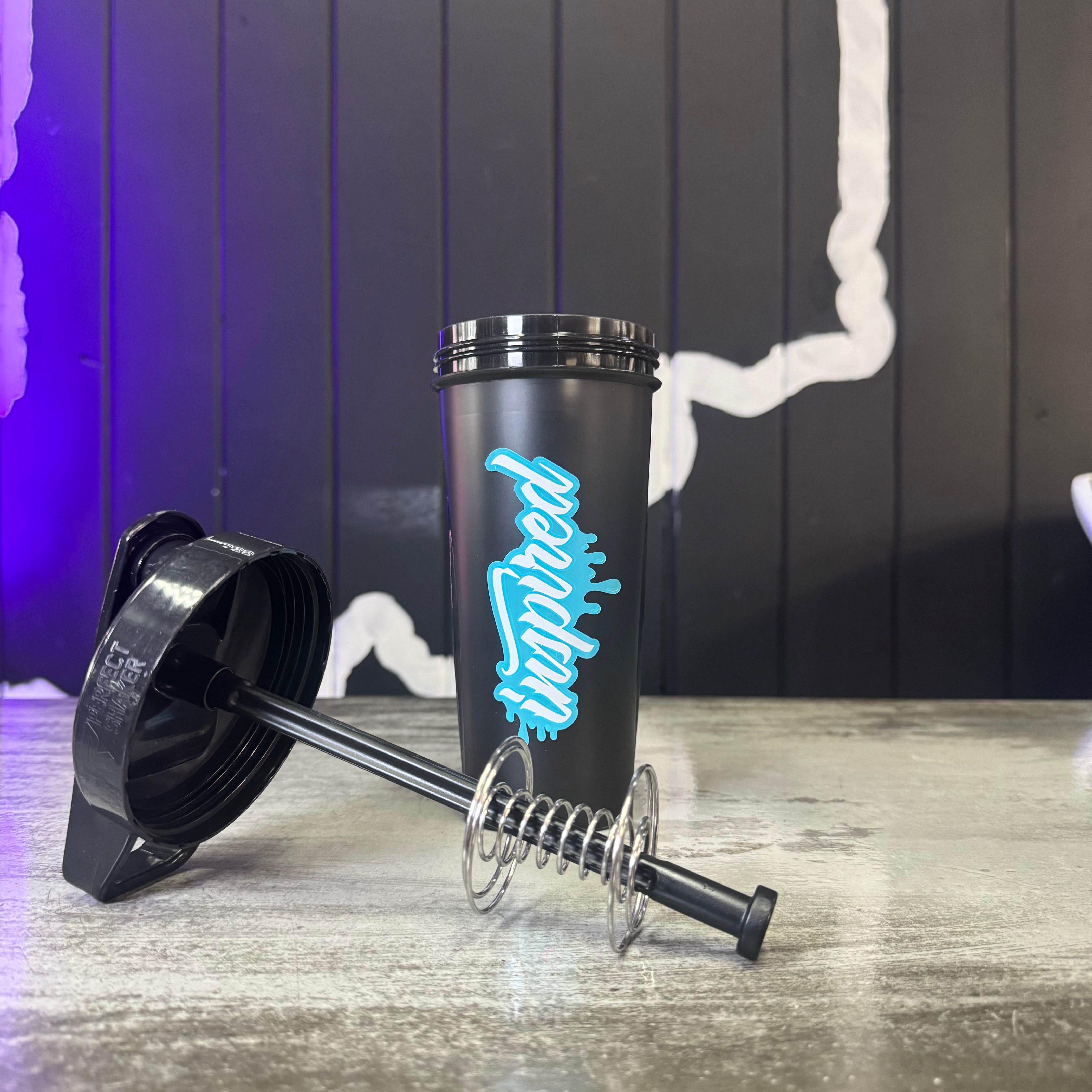 Inspired Nutra | Perfect Shaker Cup (Black/Blue)