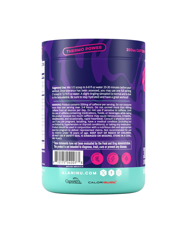 Alani Nu | Pre-Workout + Burn | Thermogenic Preworkout Powder | 30 Servings