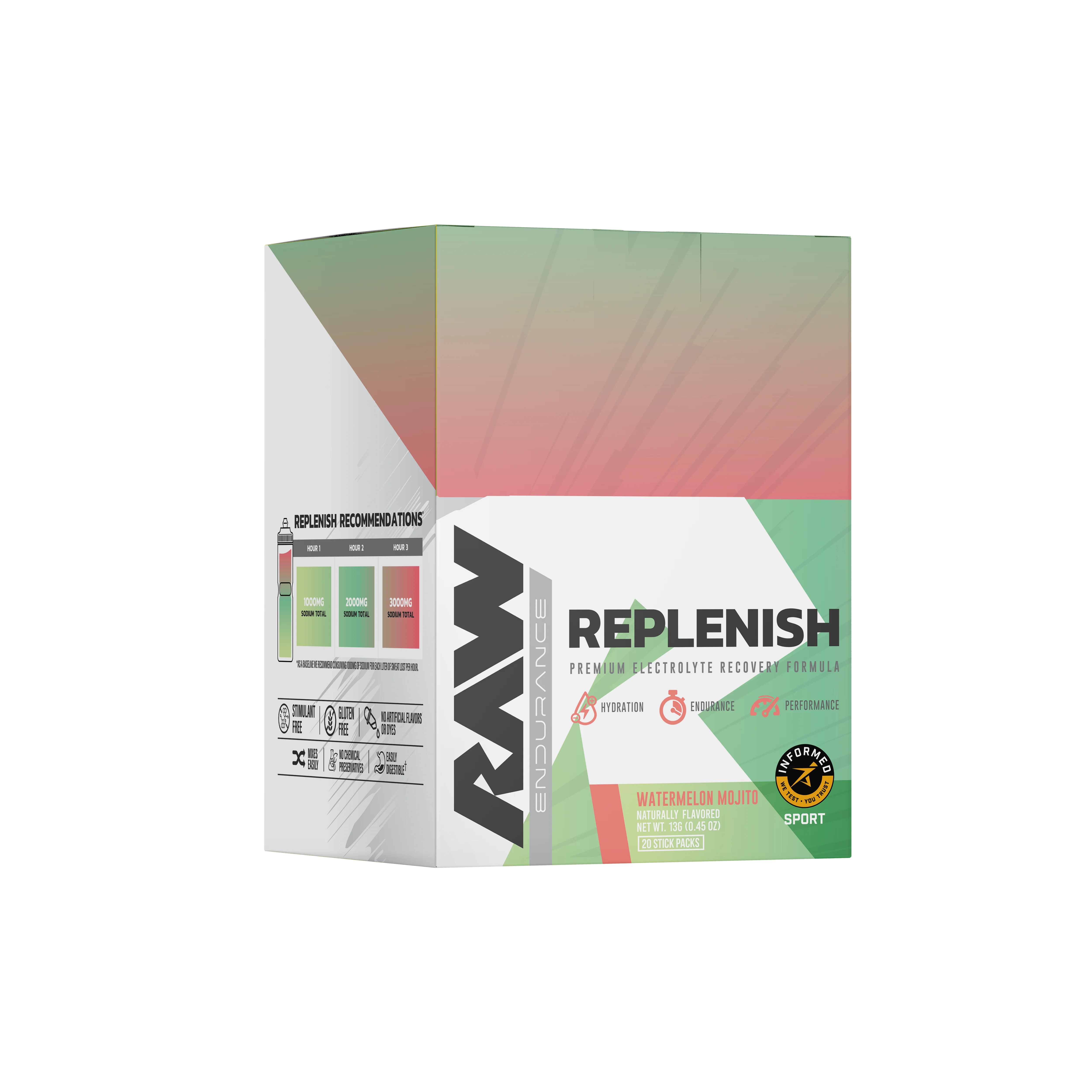 Raw Nutrition | Replenish | 20 Sticks