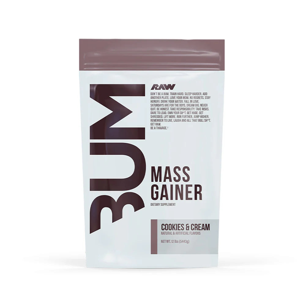 Raw Nutrition | Bum Mass Gainer | 20 Serving 12lb