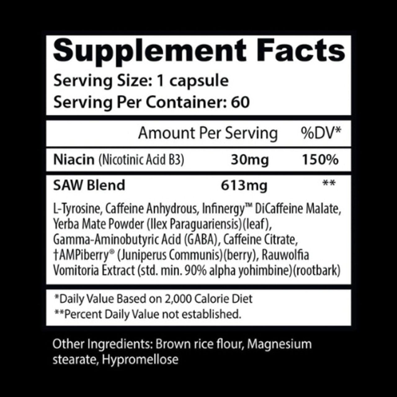 Insane Labz | Saw | High Stim Fat Burner