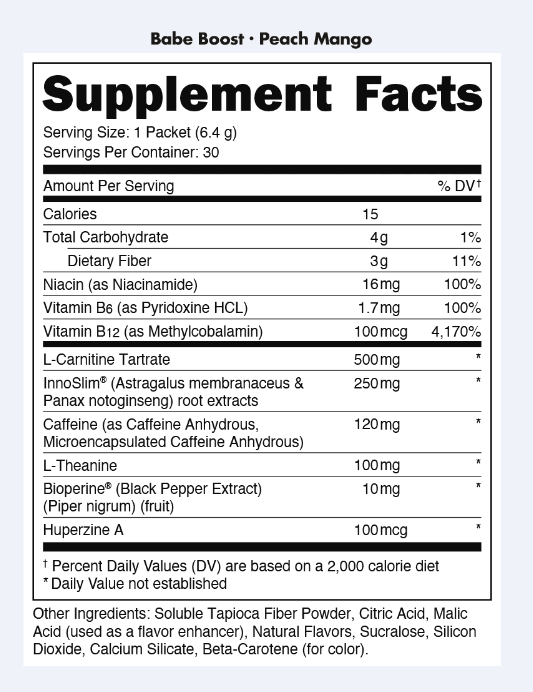 Bucked Up | Babe Boost | Energy Boost Packs