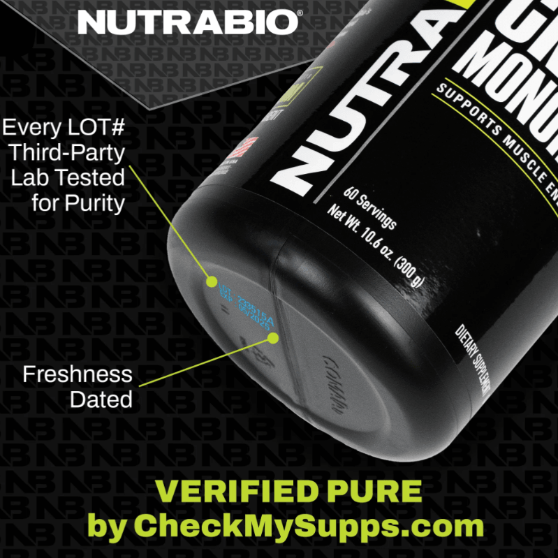 NutraBio | Micronized Creatine Monohydrate