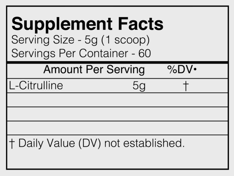 Blackmarket | L-Citrulline