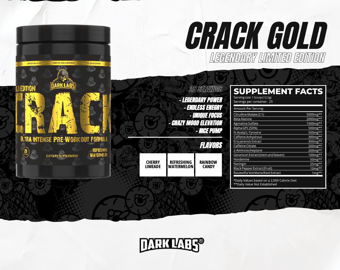 Dark Labs | Crack Gold | Pre-Workout