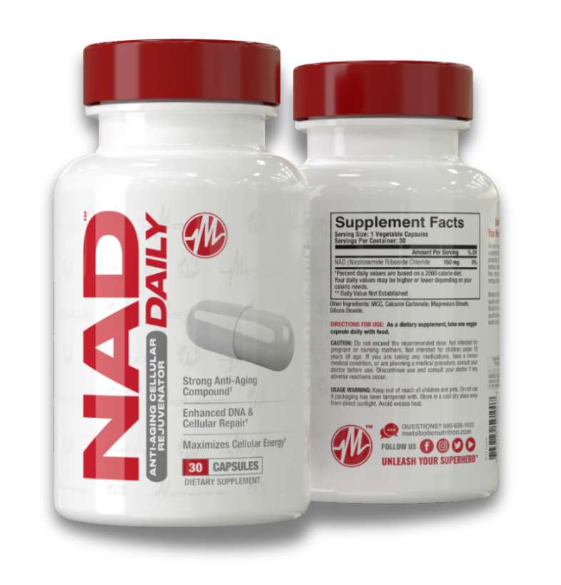 Metabolic Nutrition | NAD Daily | 30 servings