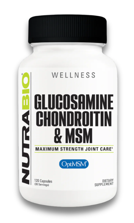 Nutra Bio | Glucosamine Chondroitin & OptiMSM | (30 servings)