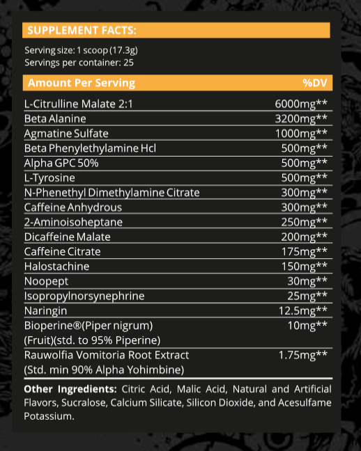 Dark Labs | Crack Primal Edition | Pre Workout
