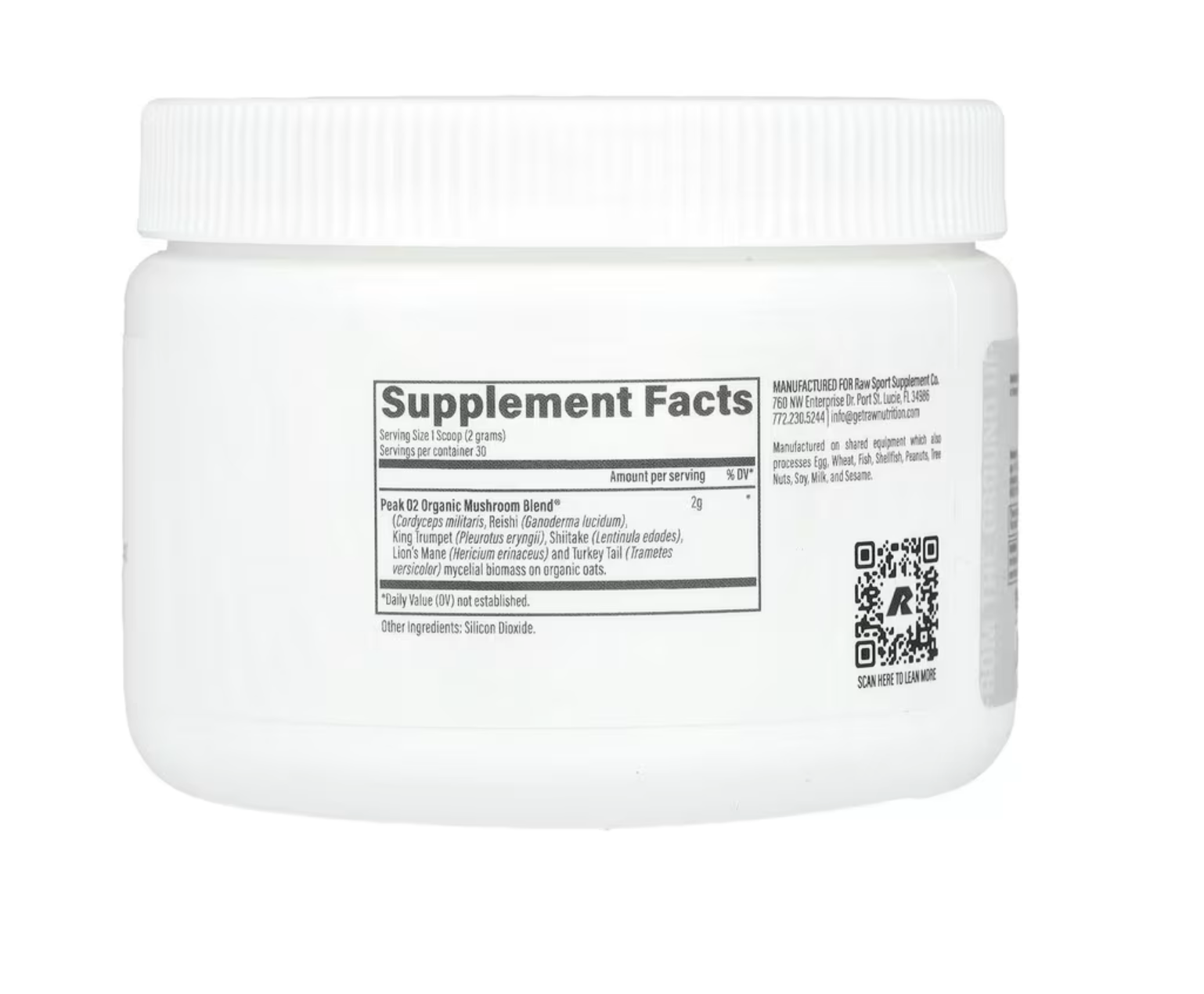 Raw Nutrition | Peak O2