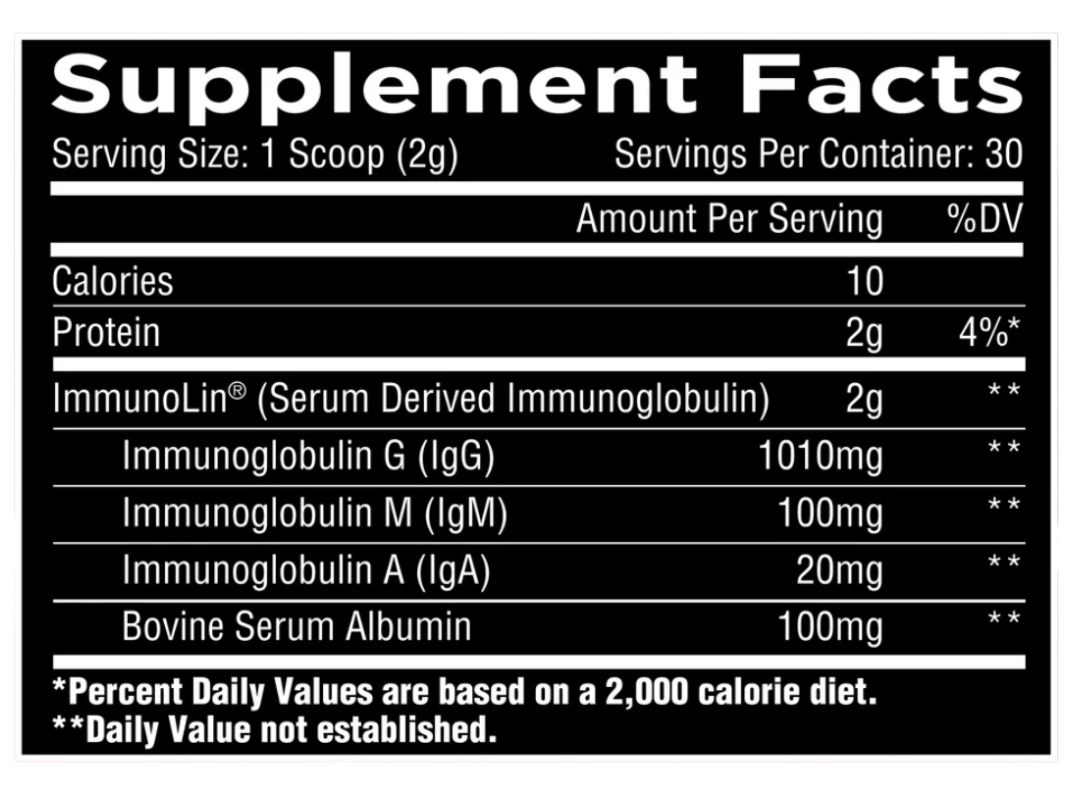 Unmatched | Immune-IGG | 30 servings