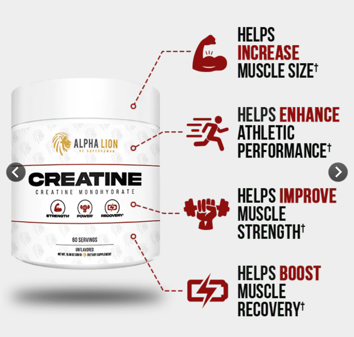 Alpha Lion | Creatine | 60 servings