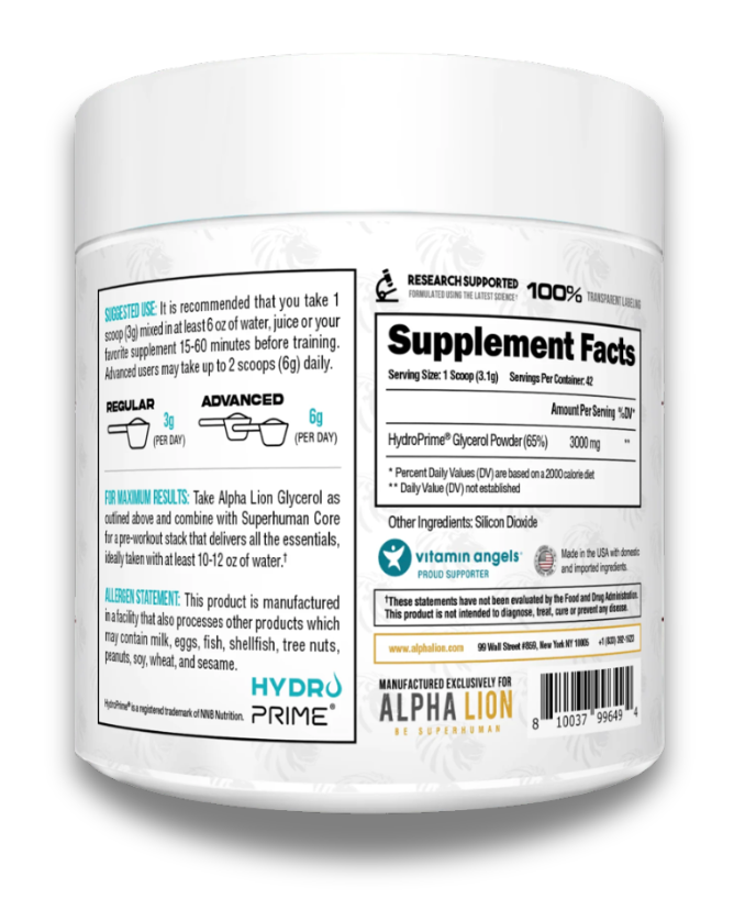 Alpha Lion | Glycerol | 42 servings