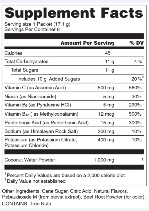 Bucked Up | Hydration Pack | (18 Packets)
