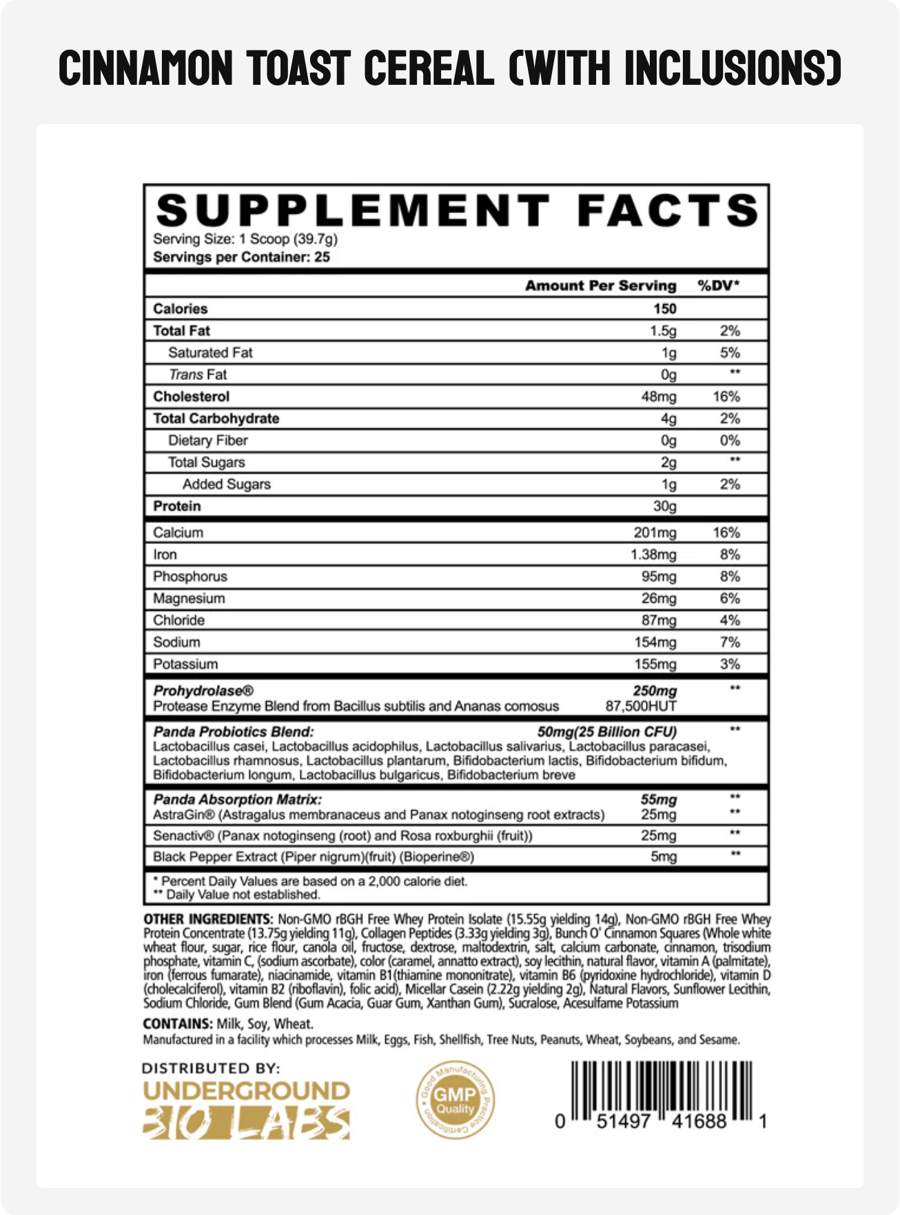 Panda Supps | Fuel Protein | 25 Servings