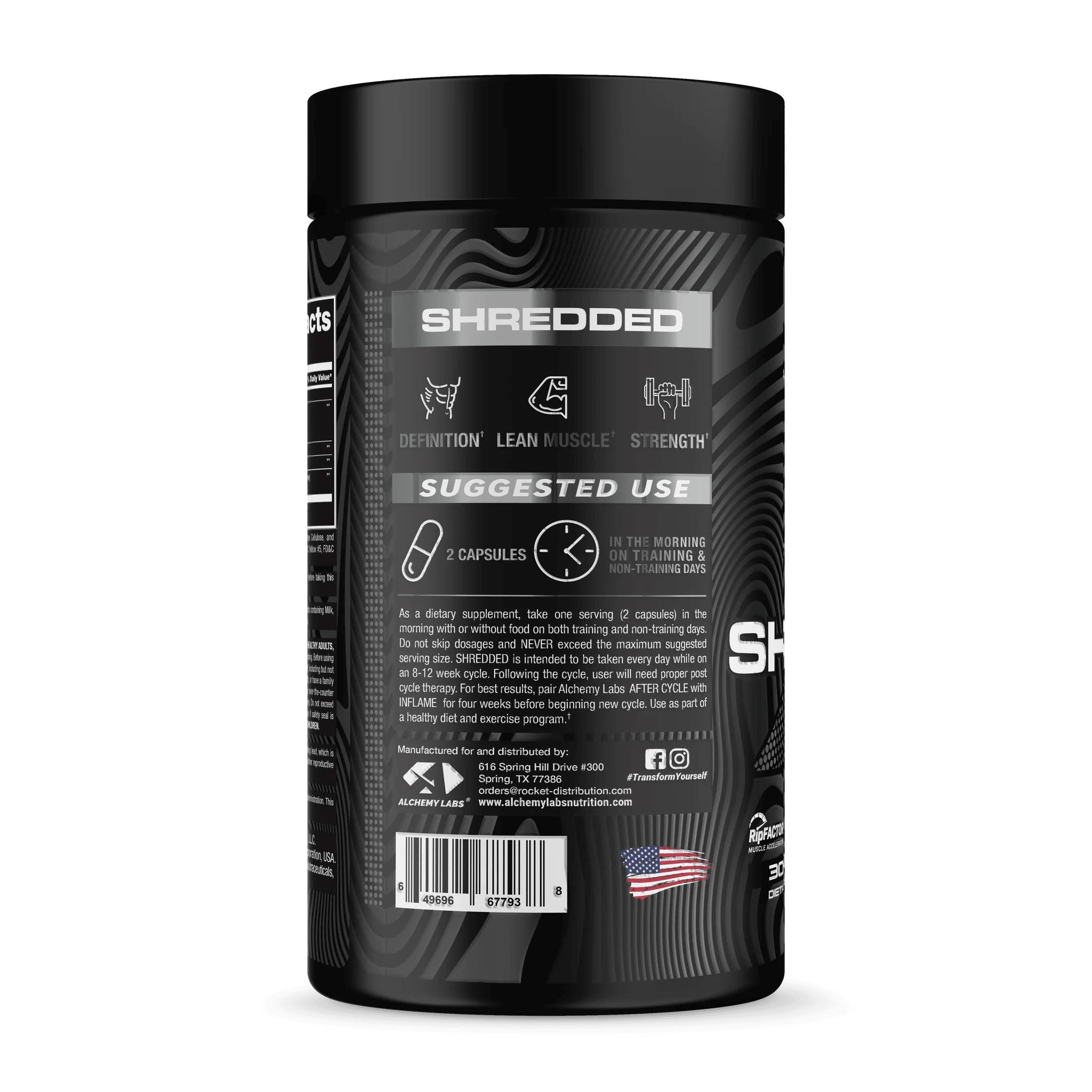 Alchemy Labs | Shredded | Extreme Muscle Hardener