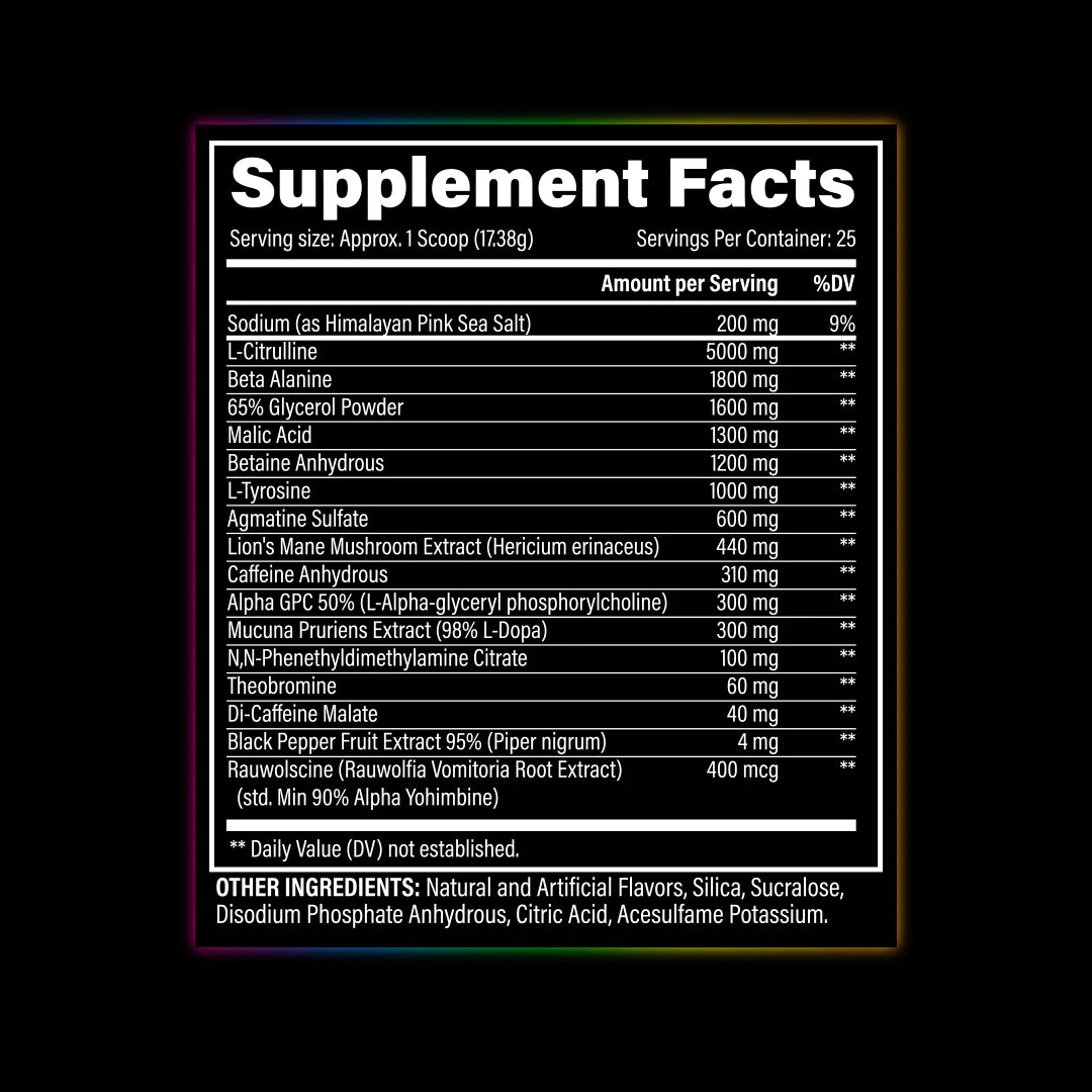 BZRK | Blackout | Pre-Workout | 25 serving