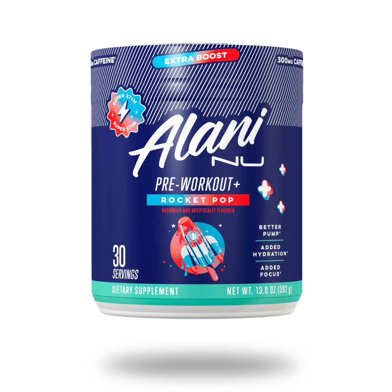 alani nu preworkout + rocket pop