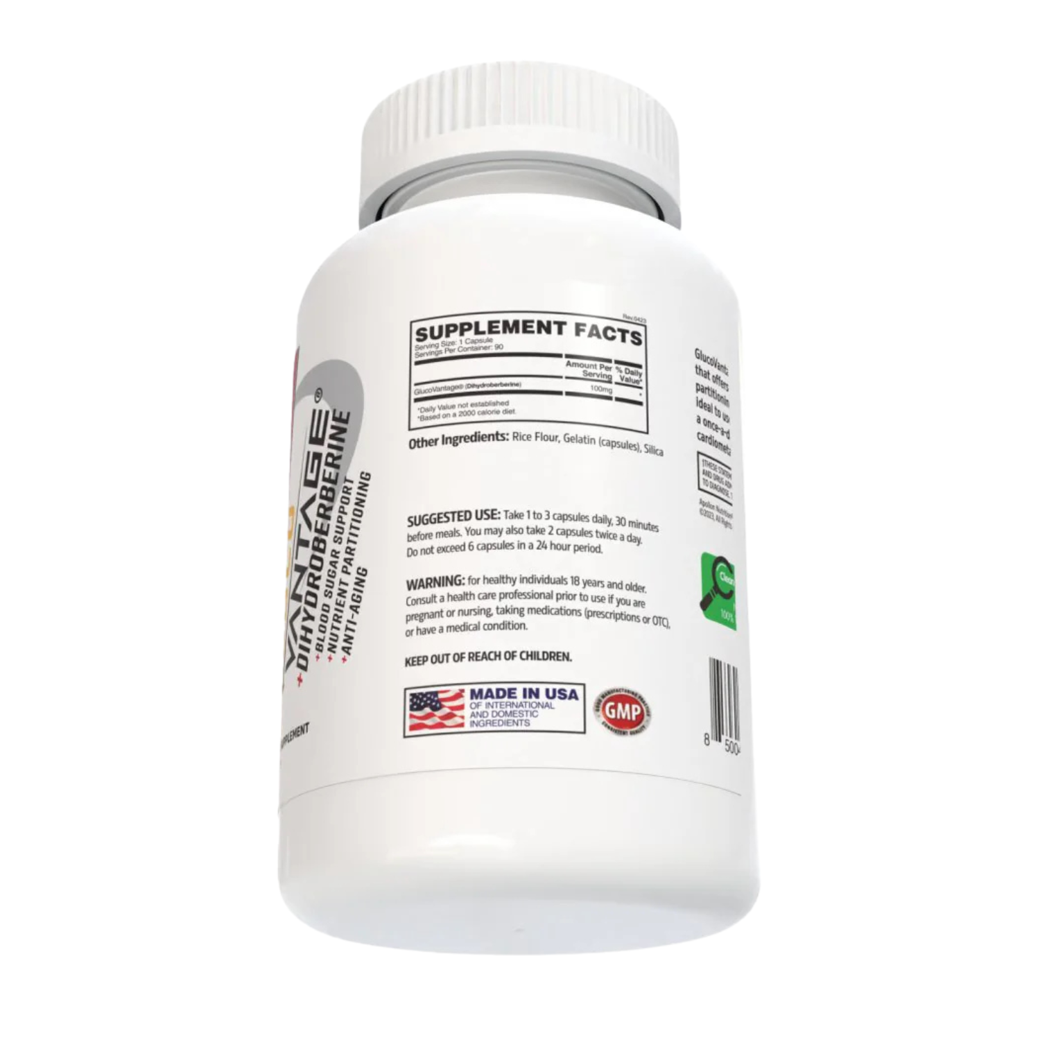 Apollon Nutrition Dietary Supplement - Supplement Facts | Nutrastop