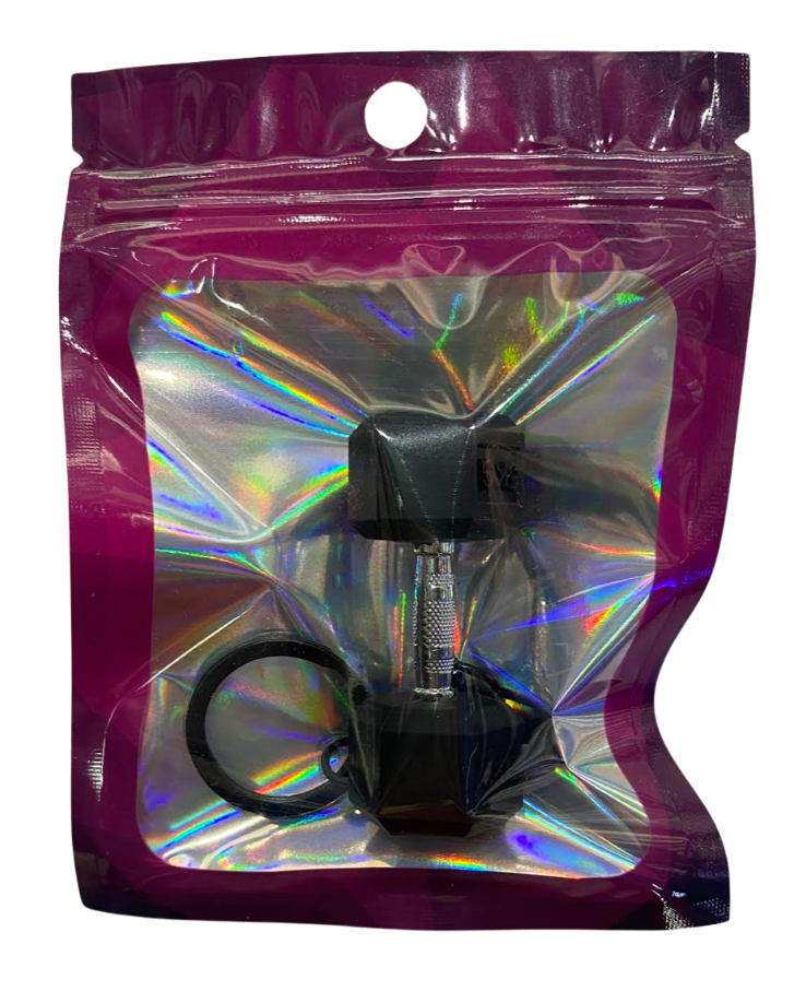 Black Dumbbell | Key Chain - In Action | Nutrastop