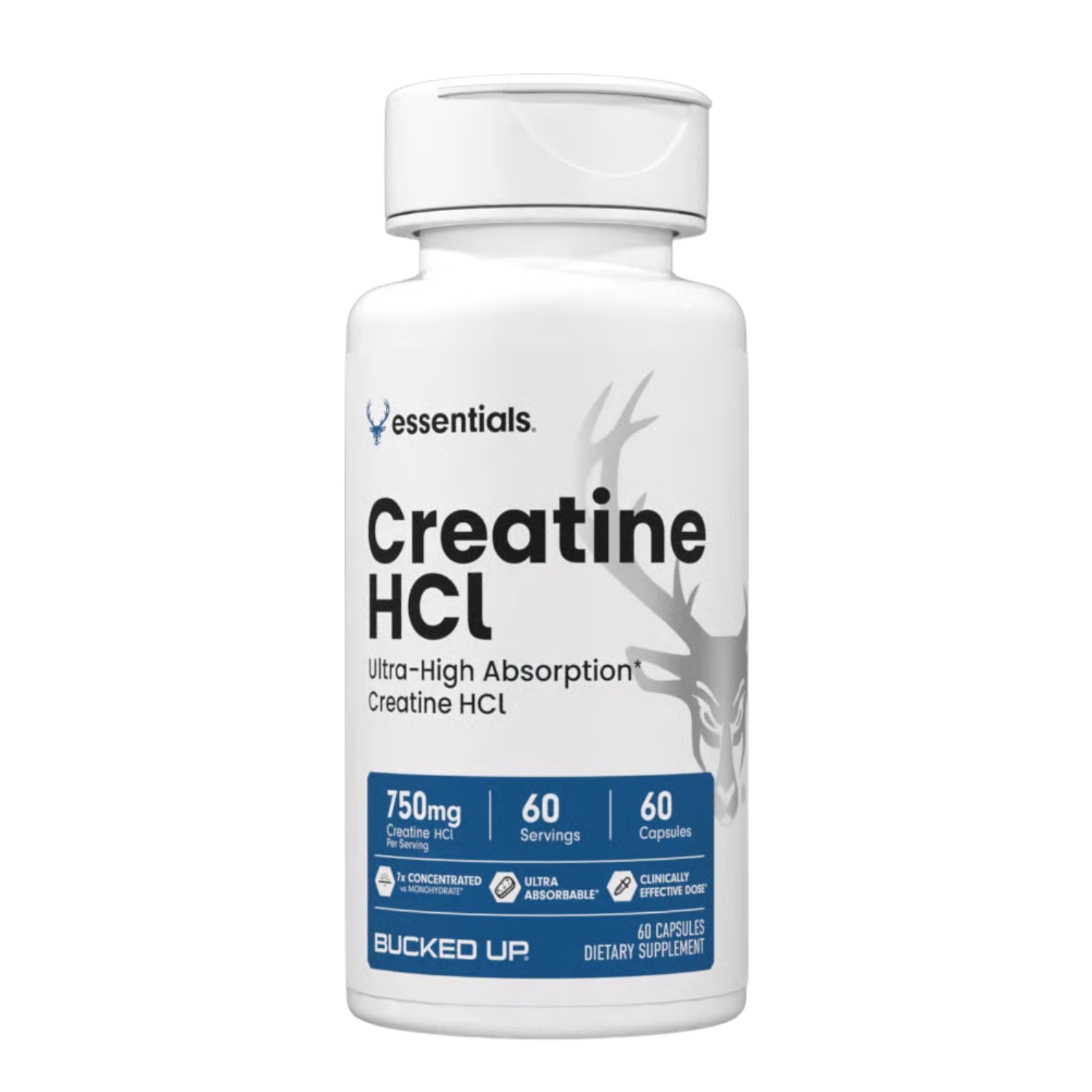 Bucked Up | Essentials | Creatine HCl Capsules