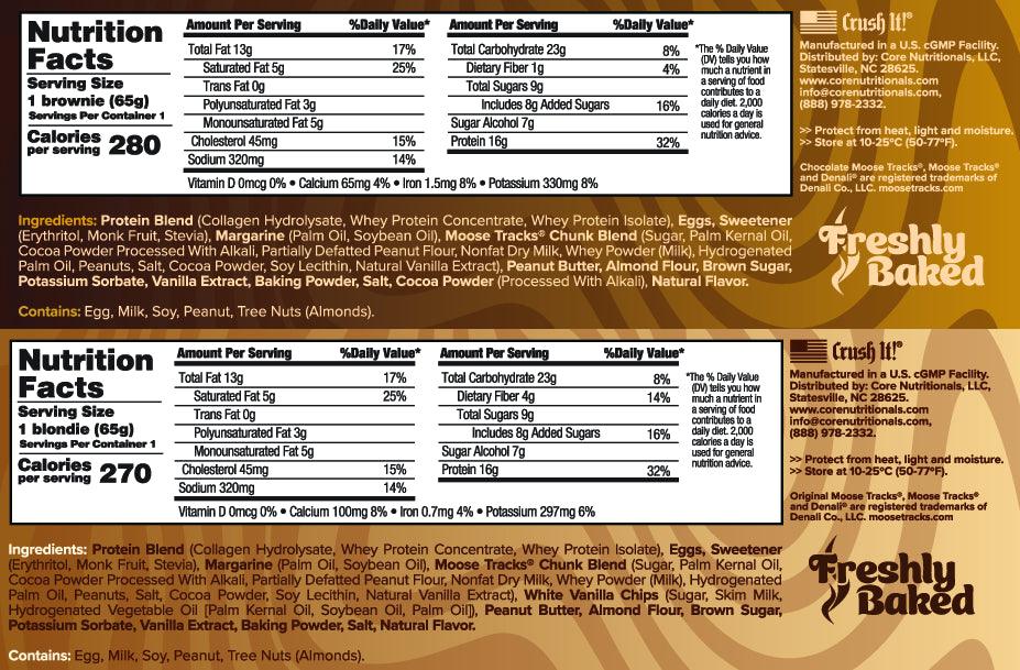 Core Nutritionals | Denali Chocolate Moose Tracks | Protein Brownie