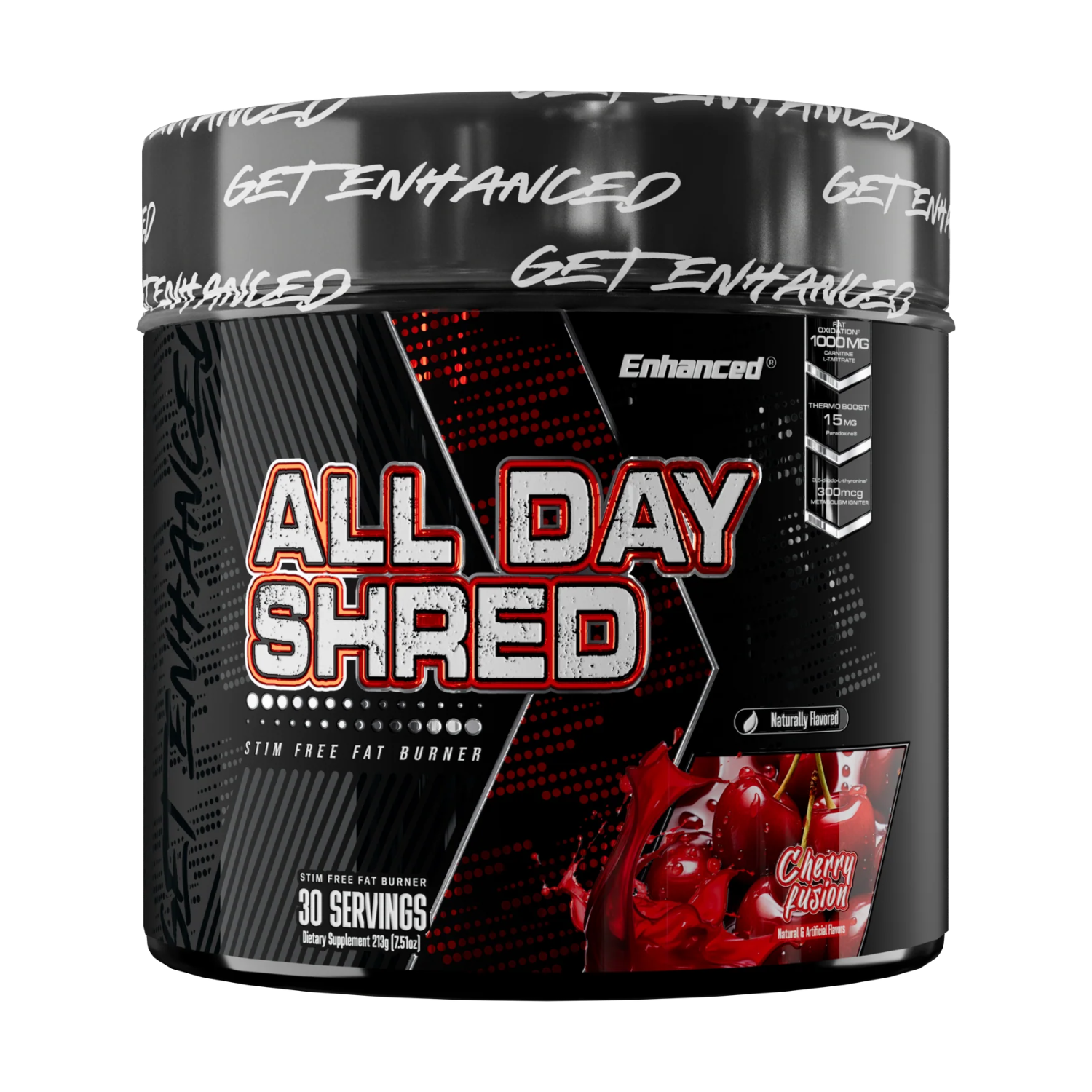 Enhanced | All Day Shred | Stim Free Fat Burner Powder