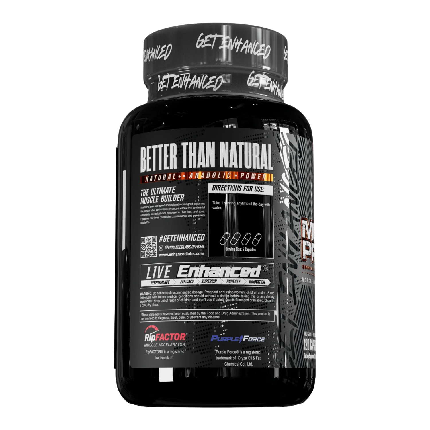 Enhanced | Muscle Pro | Natural Muscle Builder