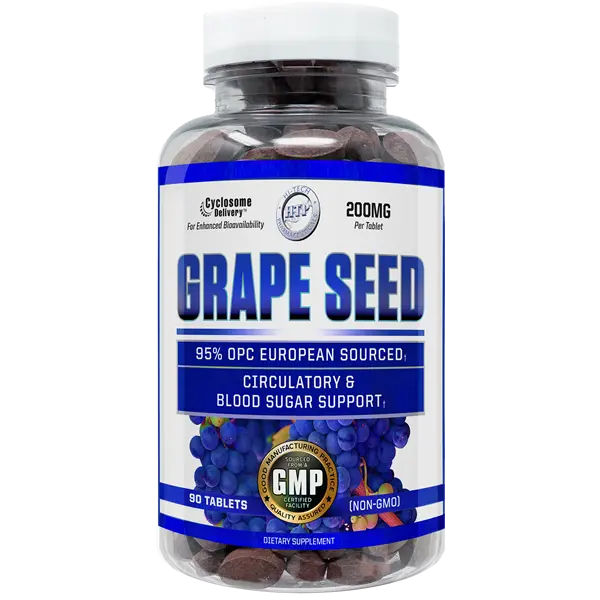 Hi-Tech Pharmaceuticals Grape Seed 200mg 90CT - In Action | Nutrastop