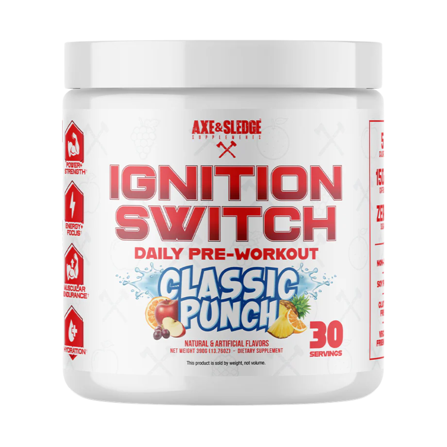 Axe & Sledge Ignition Switch pre-workout