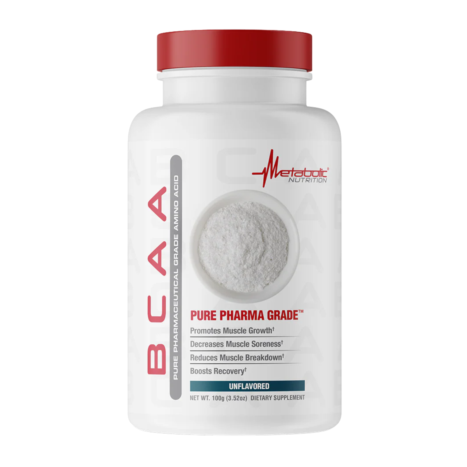 Metabolic Nutrition | BCAA | Unflavored Powder
