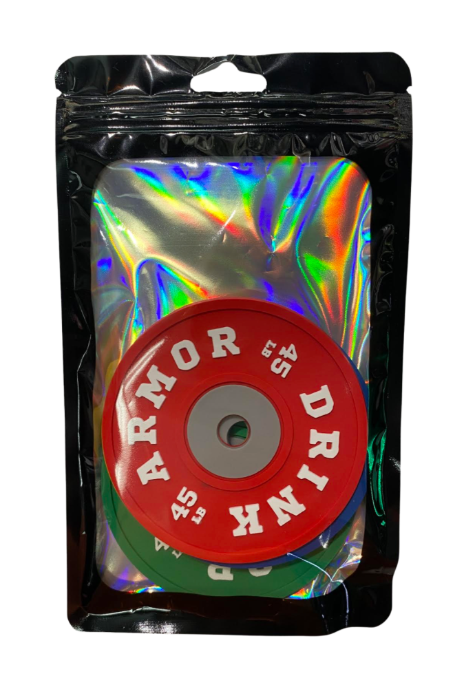 Multicolor Rubber Weight Plates | (4 Pack) - In Action | Nutrastop