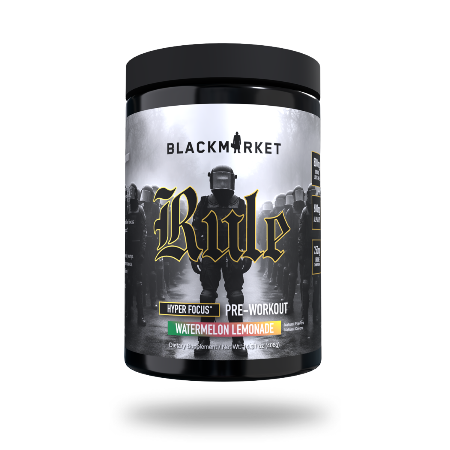 Blackmarket | Rule | Hyper Focus Pre Workout